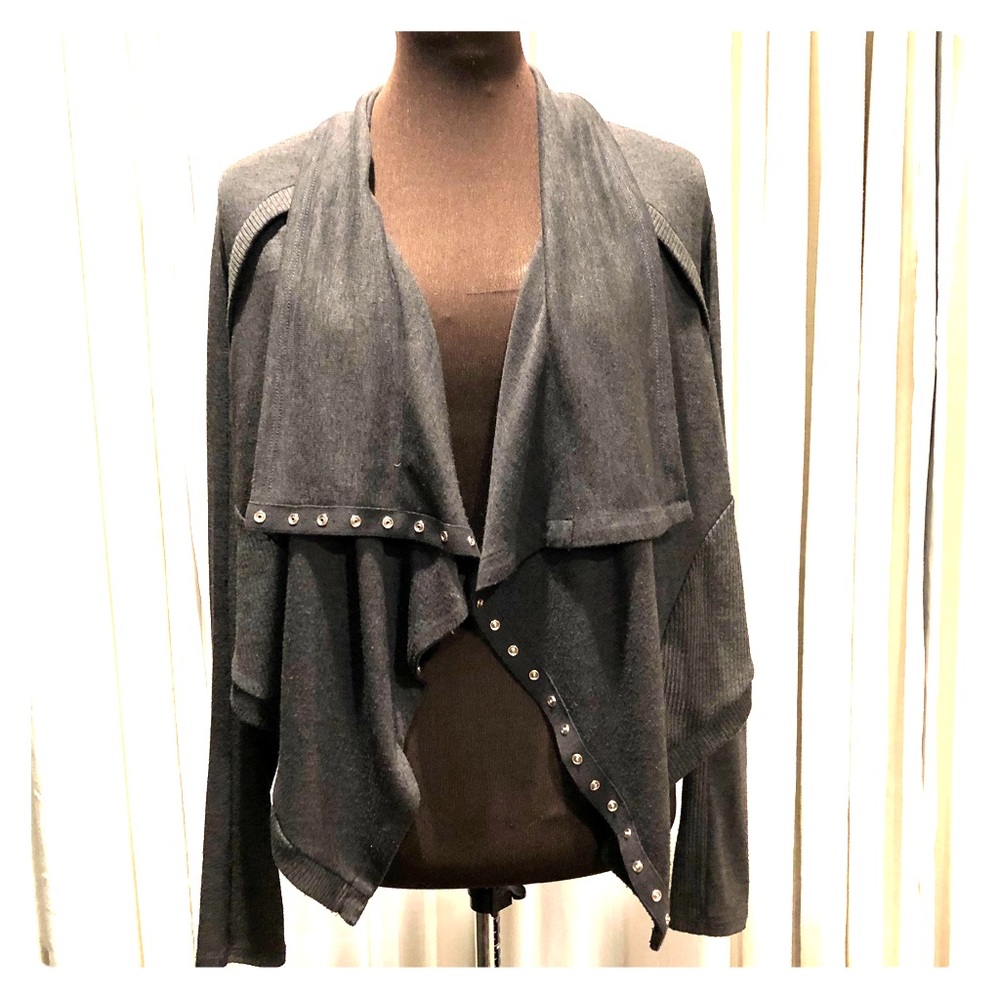 LUSH Drape Front Sweater